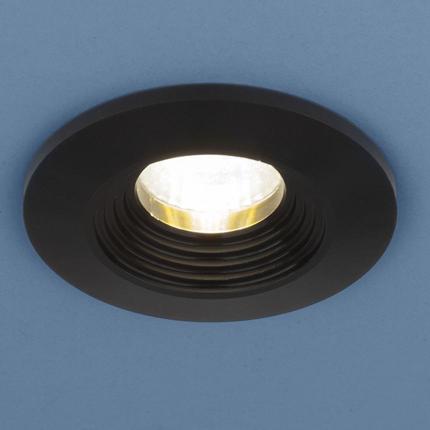 Встраиваемый светодиодный светильник Elektrostandard 9903 LED 3W COB BK черный 4690389107634