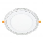 Встраиваемый светодиодный светильник Elektrostandard DLR024 12+6W 4200K Blue 4690389107115