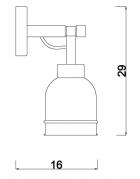 Бра Vele Luce Calma VL2122W01