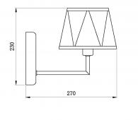 Бра Vele Luce Si VL2191W01