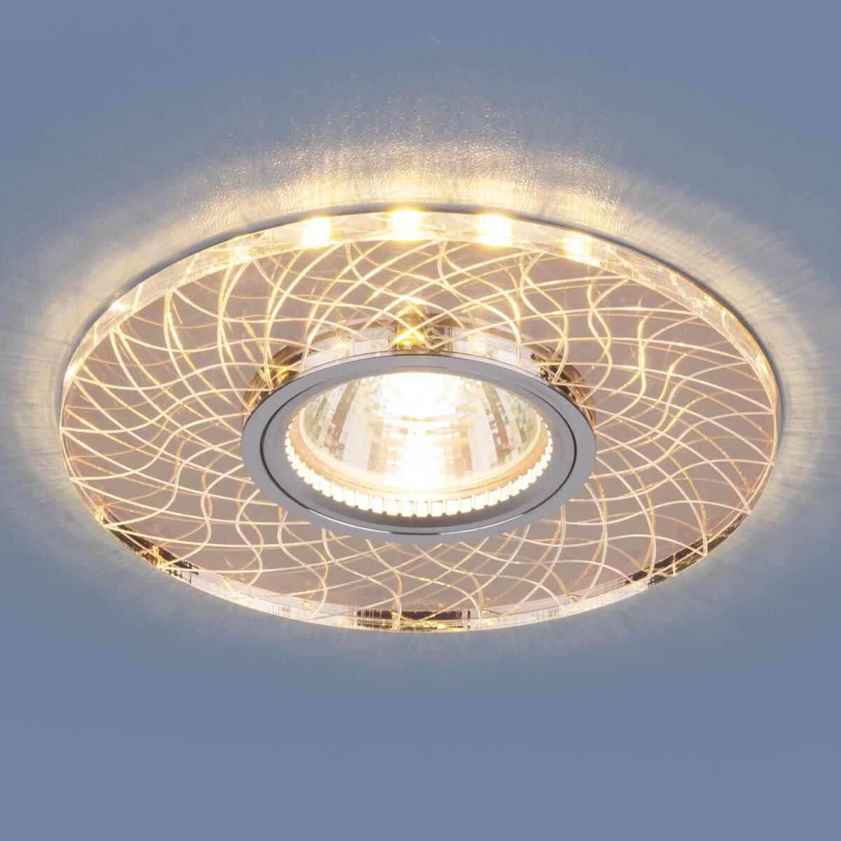 Встраиваемый светильник Elektrostandard 8091 MR16 SL/GD зеркальный/золотой 4690389102899