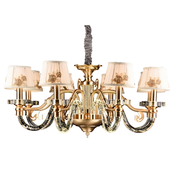 Подвесная люстра IDLamp Michel 404/8-LEDOldbronze