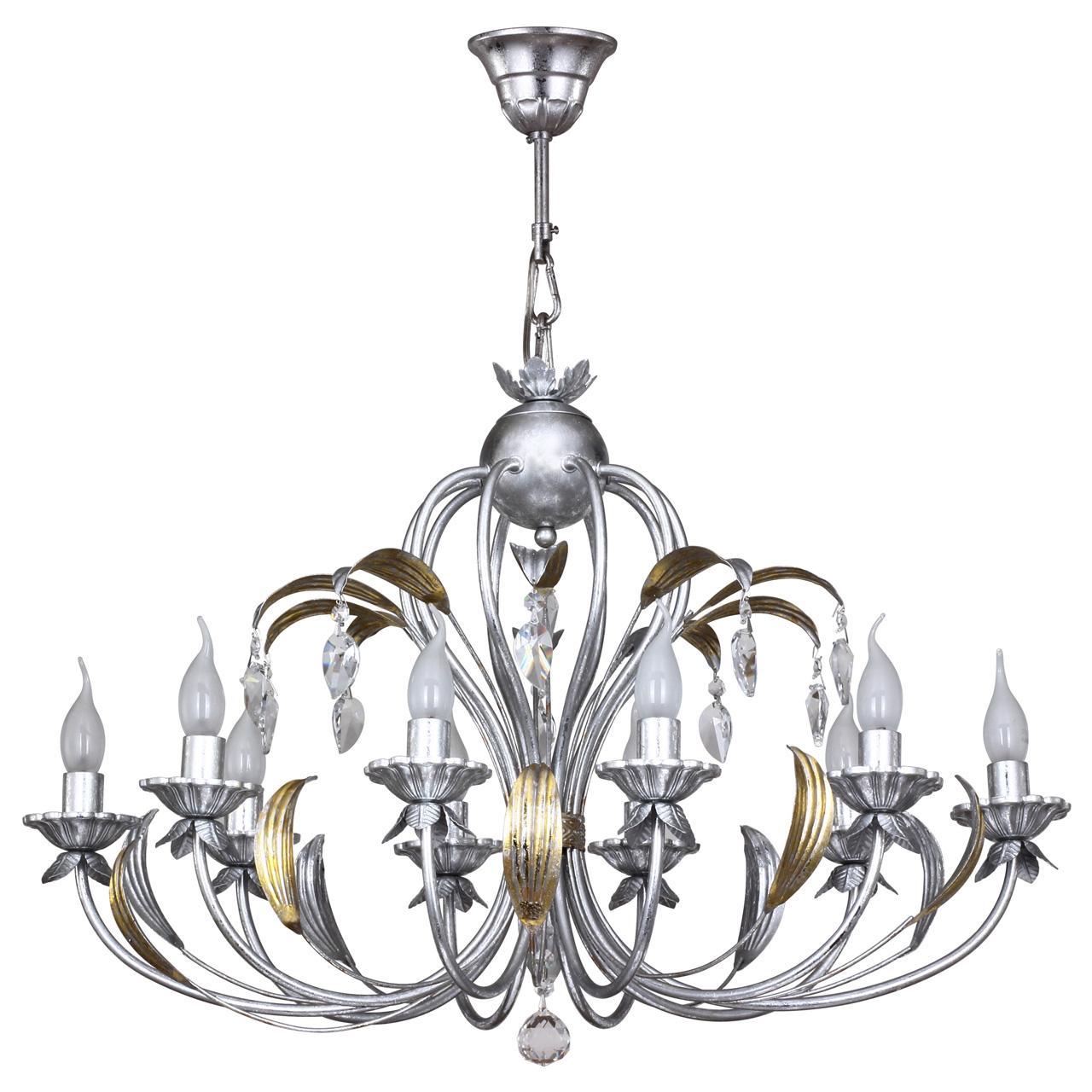 Подвесная люстра IDLamp Noel 241/10-Silvergold
