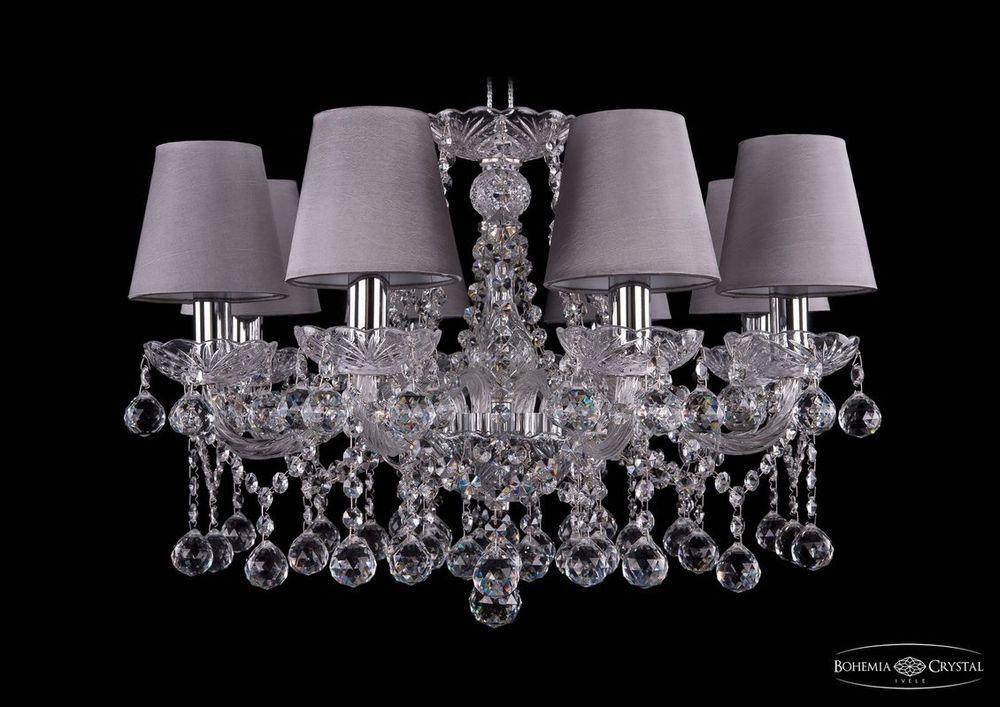 Подвесная люстра Bohemia Ivele 1413/8/200/Ni/Balls/SH24