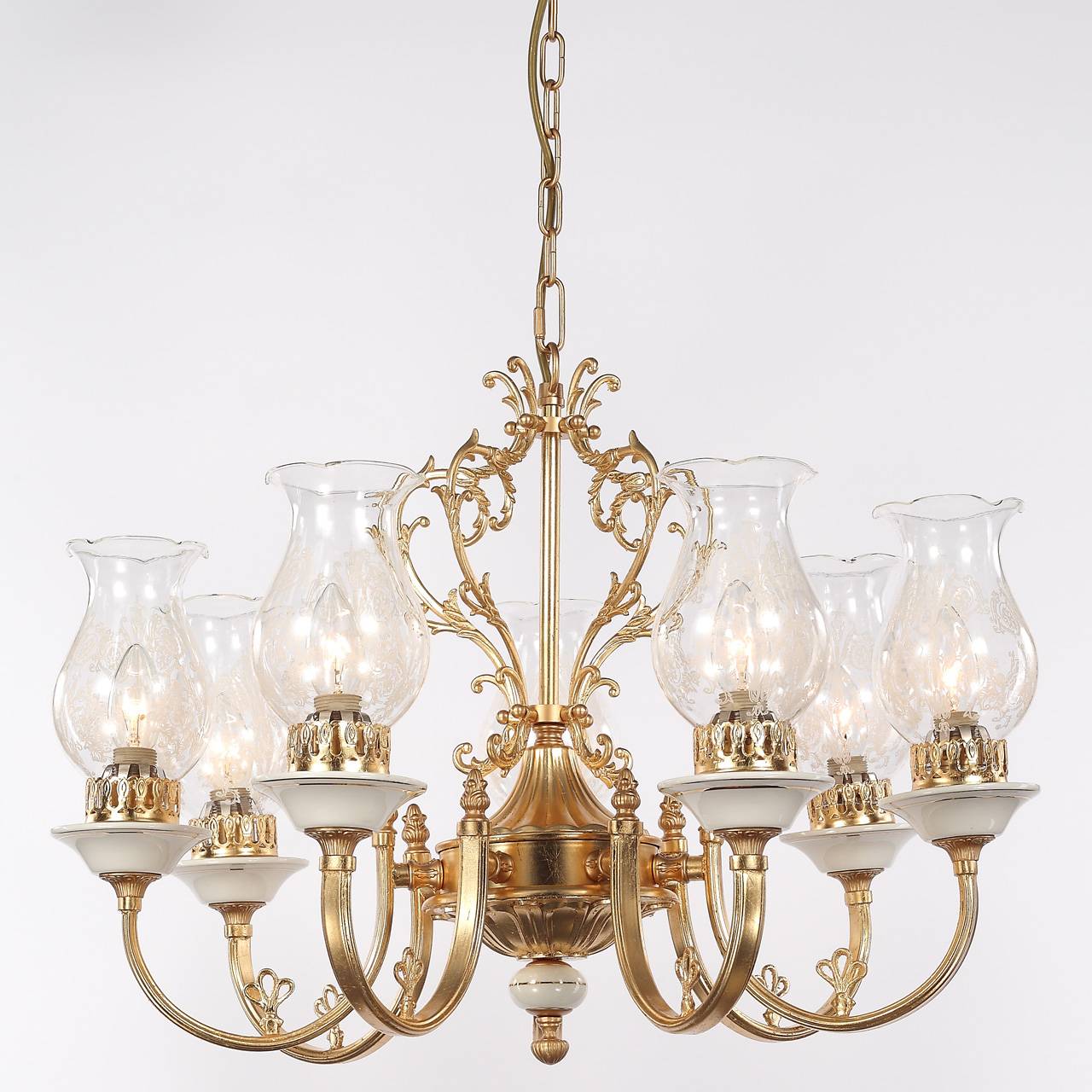 Подвесная люстра Lucia Tucci Vetralla 179.7 Antique Gold