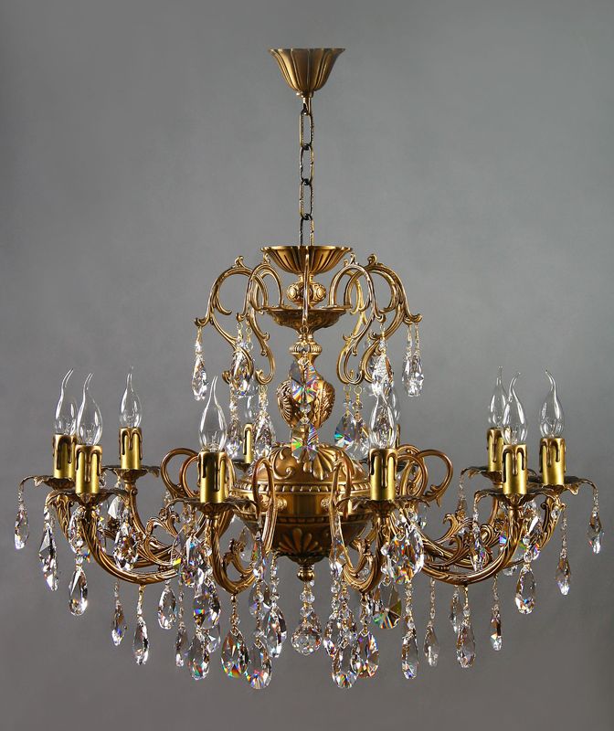 Подвесная люстра Ambiente Alicante 8888/10 AB Tear drop