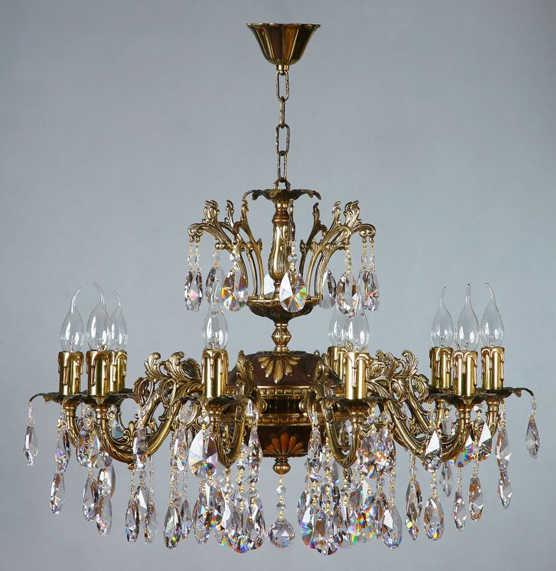 Подвесная люстра Ambiente Granada 2118/10 PB Tear drop