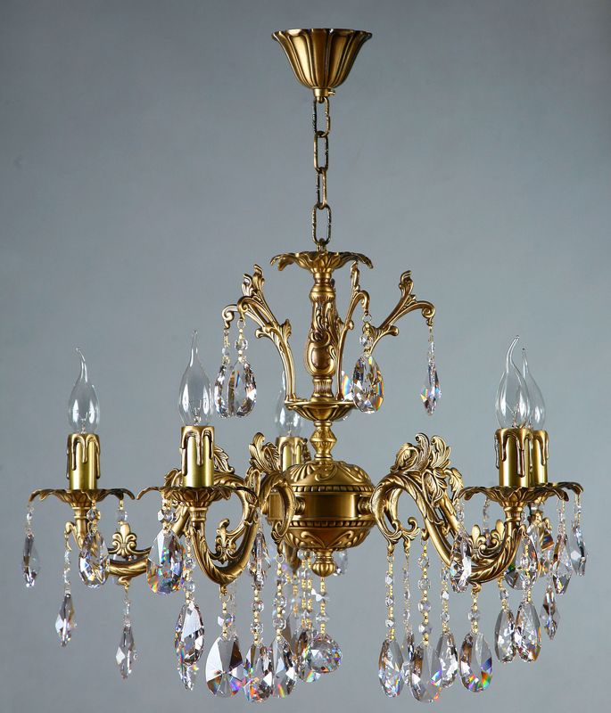 Подвесная люстра Ambiente Granada 2118/5 AB Tear drop