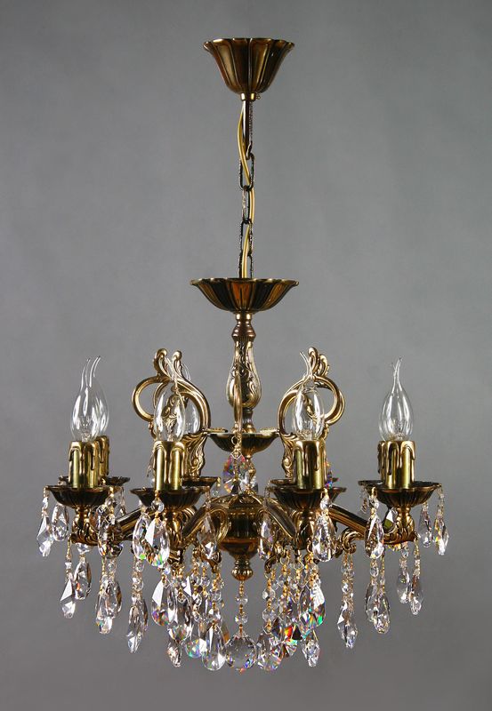 Подвесная люстра Ambiente Leon 2128/8 PB Tear Drop