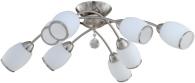 Потолочная люстра IDLamp Nikolina 804/8PF-Whitechrome