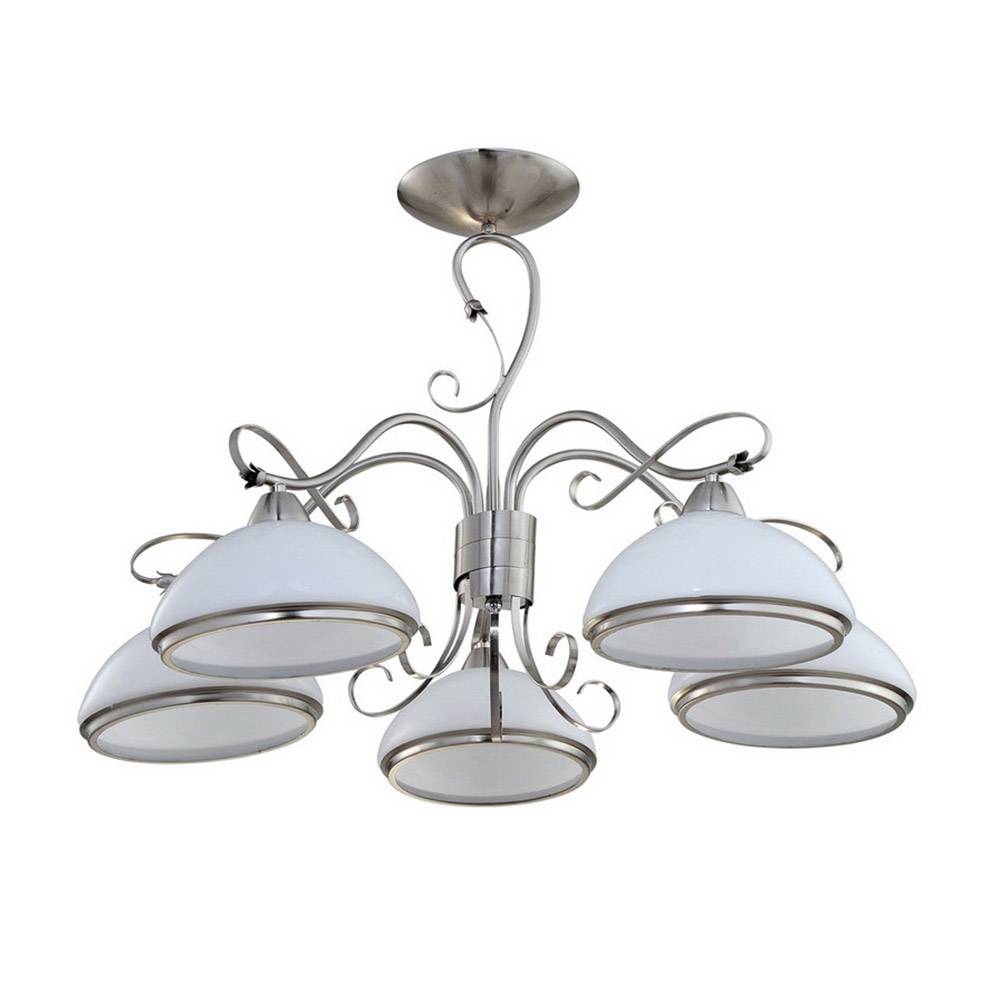 Потолочная люстра IDLamp Pira 808/5PF-Whitechrome