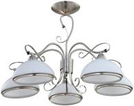 Потолочная люстра IDLamp Pira 808/5PF-Whitechrome
