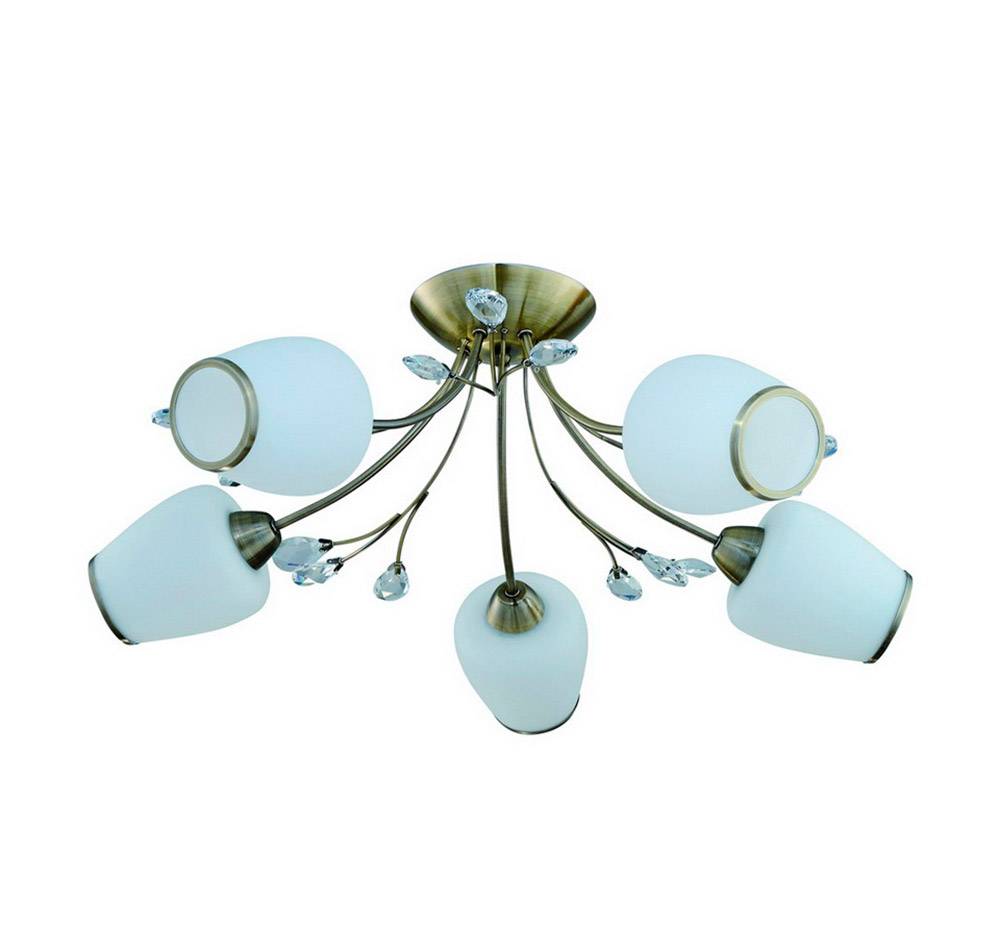 Потолочная люстра IDLamp Elda 834/5PF-Oldbronze