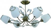 Потолочная люстра IDLamp Elda 834/9PF-Oldbronze
