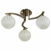 Потолочная люстра IDLamp Deborah 863/3PF-Oldbronze