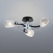 Потолочная люстра IDLamp Carlotta 865/3PF-Darkchrome