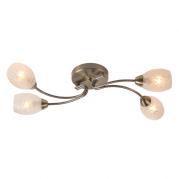 Потолочная люстра IDLamp Carmina 201/4PF-Oldbronze