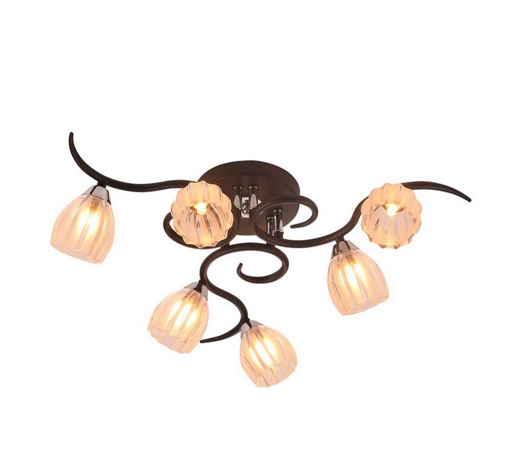 Потолочная люстра IDLamp Raymond 213/6PF-Blackchrome