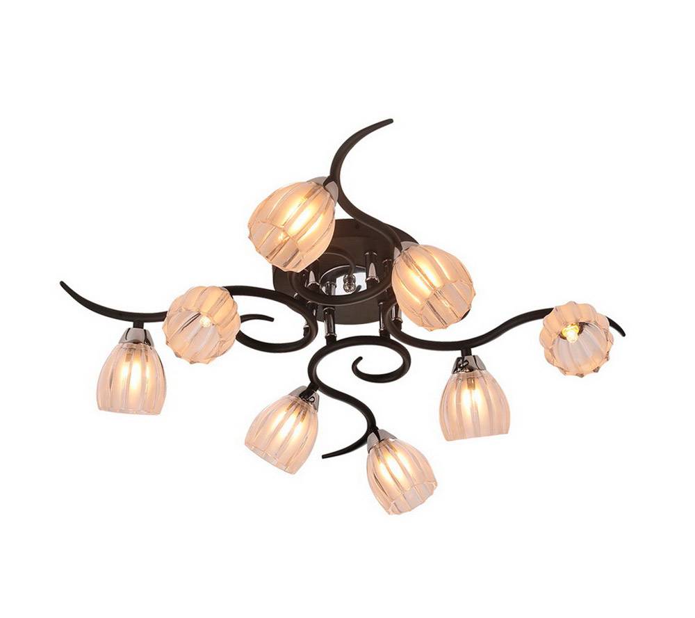 Потолочная люстра IDLamp Raymond 213/8PF-Blackchrome