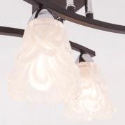 Потолочная люстра IDLamp Simone 217/4PF-Blackchrome