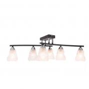 Потолочная люстра IDLamp Simone 217/6PF-Blackchrome