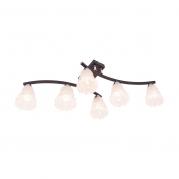 Потолочная люстра IDLamp Simone 217/6PF-Blackchrome