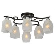Потолочная люстра IDLamp Kinsey 233/6PF-Blackchrome