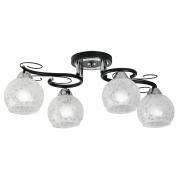 Потолочная люстра IDLamp Carmela 234/4PF-Blackchrome