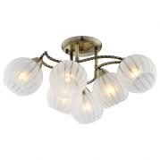 Потолочная люстра IDLamp Carlota 244/6PF-Oldbronze