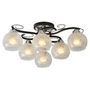 Потолочная люстра IDLamp Carmela 234/6PF-Blackchrome