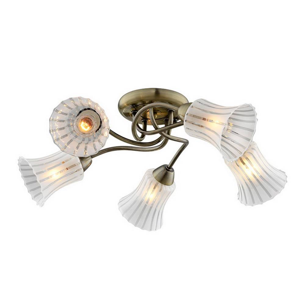 Потолочная люстра IDLamp Nanzen 245/5PF-Oldbronze