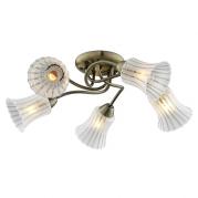 Потолочная люстра IDLamp Nanzen 245/5PF-Oldbronze