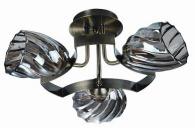 Потолочная люстра IDLamp Martha 601/3PF-MOONOldbronze