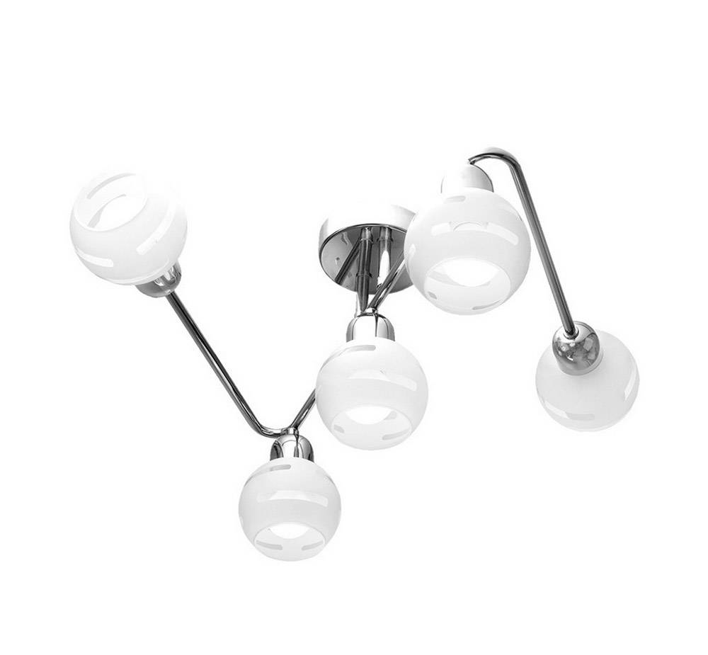 Потолочная люстра IDLamp Agostina 361/5A-Whitechrome