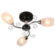 Потолочная люстра IDLamp Edwidge 846/3PF-Blackchrome