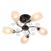 Потолочная люстра IDLamp Edwidge 846/5PF-Blackchrome