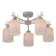 Потолочная люстра IDLamp Ileria 848/5PF-Whitepatina
