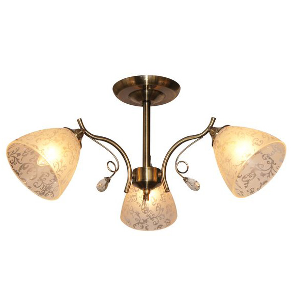Потолочная люстра IDLamp Orebella 852/3PF-Oldbronze