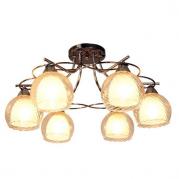 Потолочная люстра IDLamp Isabella 873/6PF-Darkchrome
