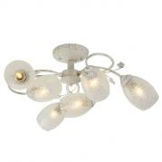 Потолочная люстра IDLamp Julia 874/6PF-Whitepatina