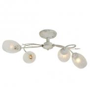 Потолочная люстра IDLamp Julia 874/4PF-Whitepatina