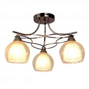 Потолочная люстра IDLamp Isabella 873/3PF-Darkchrome