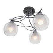 Потолочная люстра IDLamp Isabella 873/3PF-Darkchrome
