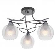 Потолочная люстра IDLamp Isabella 873/3PF-Darkchrome