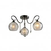 Потолочная люстра IDLamp Merinella 877/3PF-Darkchrome