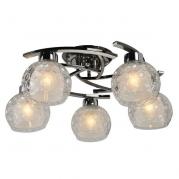 Потолочная люстра IDLamp Elezaveta 875/5PF-Darkchrome