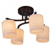 Потолочная люстра IDLamp Gemma 878/4PF-Darkcopper