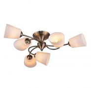 Потолочная люстра IDLamp Dorothea 879/6PF-Oldbronze