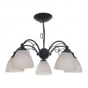 Потолочная люстра IDLamp Elettra 881/5PF-Argentoscuro