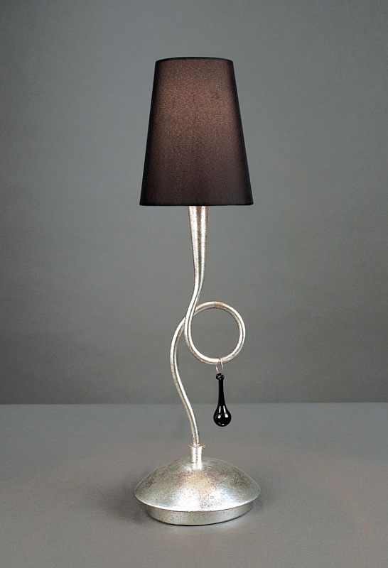 Настольная лампа Mantra Paola Painted Silver 3535